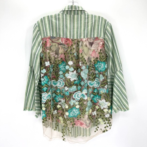 Aratta Tops - Aratta Silent Journey bohemian embroidered women’s shirt